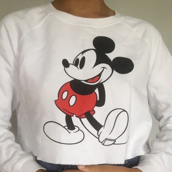Mickey Mouse Cropped Sweater - Picture 3 of 3